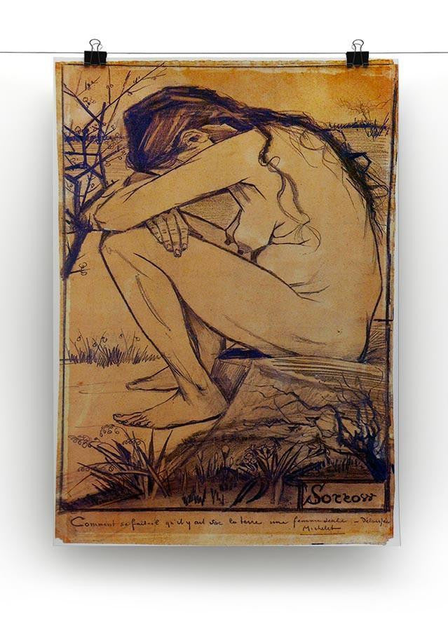 Sorrow by Van Gogh Canvas Print & Poster - Canvas Art Rocks - 2