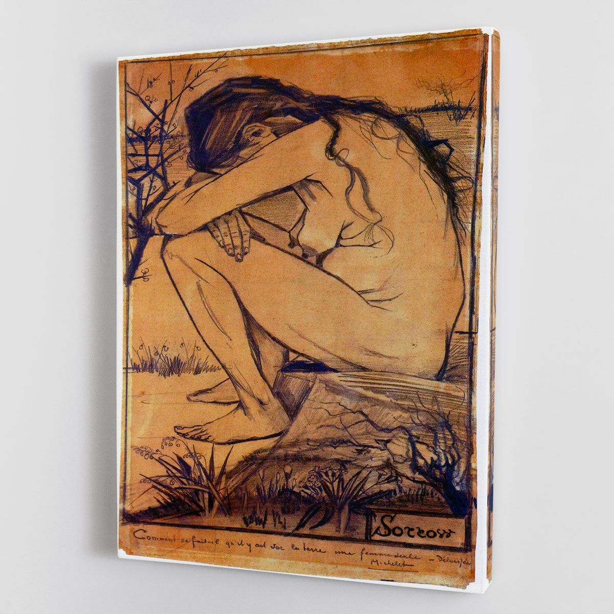 Sorrow by Van Gogh Canvas Print or Poster - Canvas Art Rocks - 1