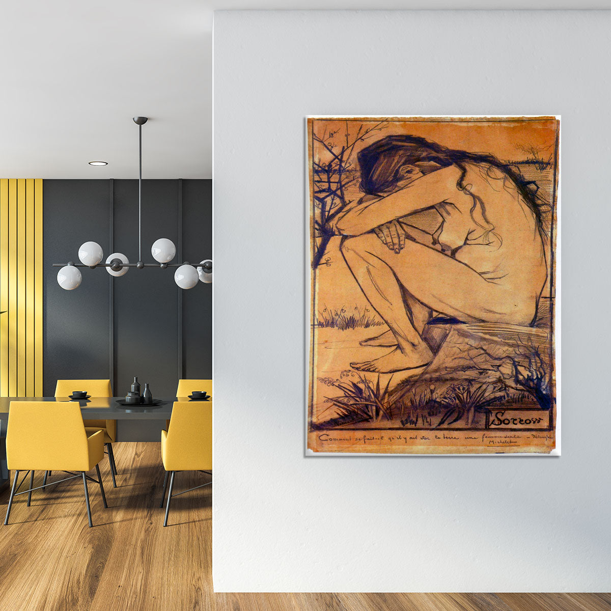 Sorrow by Van Gogh Canvas Print or Poster - Canvas Art Rocks - 4