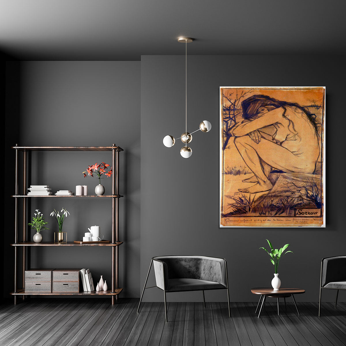 Sorrow by Van Gogh Canvas Print or Poster - Canvas Art Rocks - 5