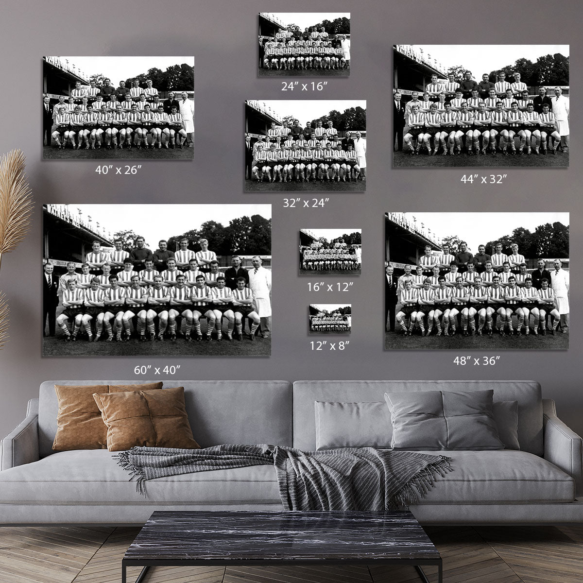 Southampton Football Club Team Photo 1962 Canvas Print or Poster - Canvas Art Rocks - 7