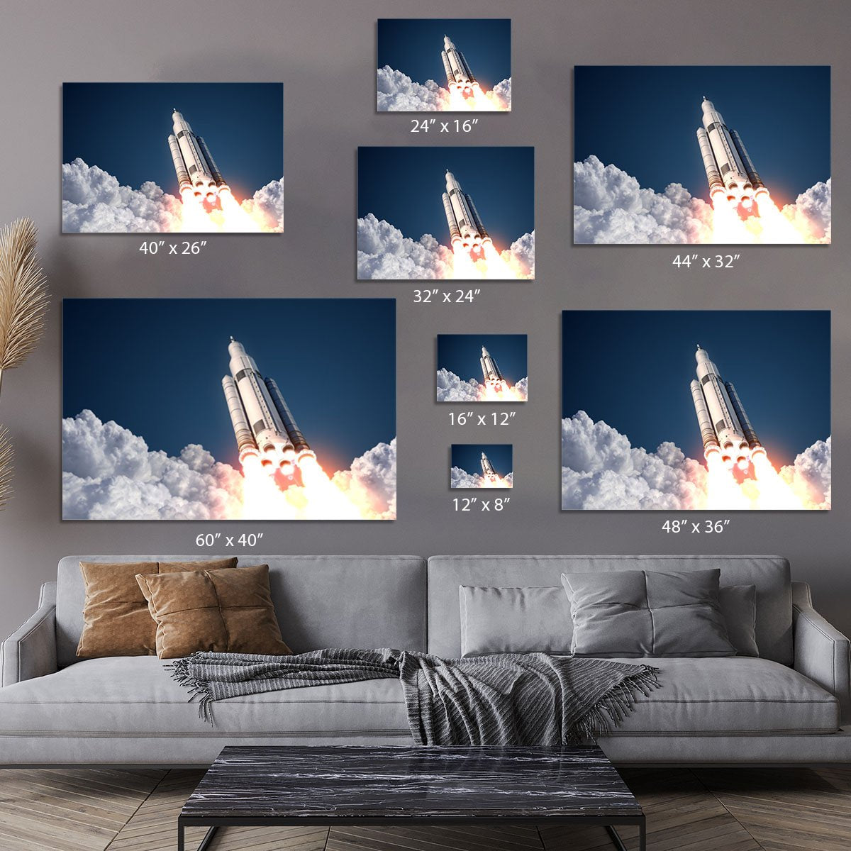 Space Launch System Takes Off Canvas Print or Poster