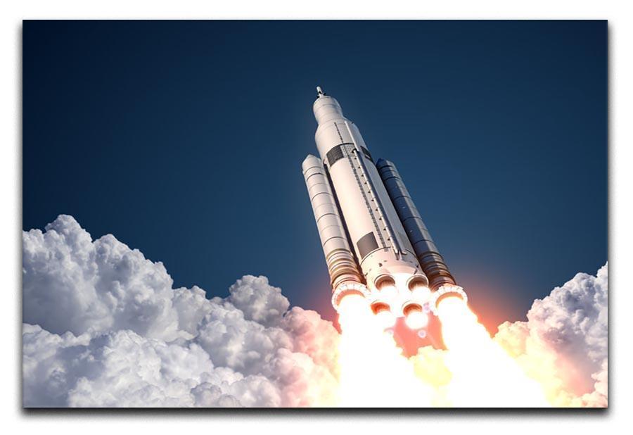 Space Launch System Takes Off Canvas Print or Poster  - Canvas Art Rocks - 1