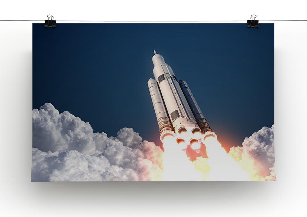 Space Launch System Takes Off Canvas Print or Poster - Canvas Art Rocks - 2