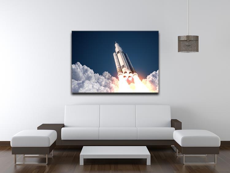 Space Launch System Takes Off Canvas Print or Poster - Canvas Art Rocks - 4