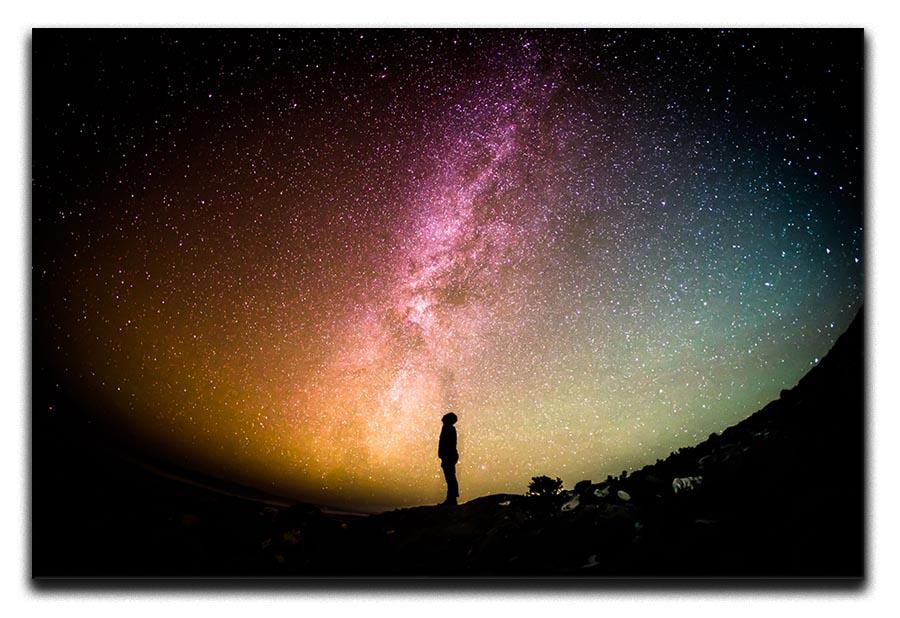 Space Man At Night Canvas Print or Poster - Canvas Art Rocks - 1