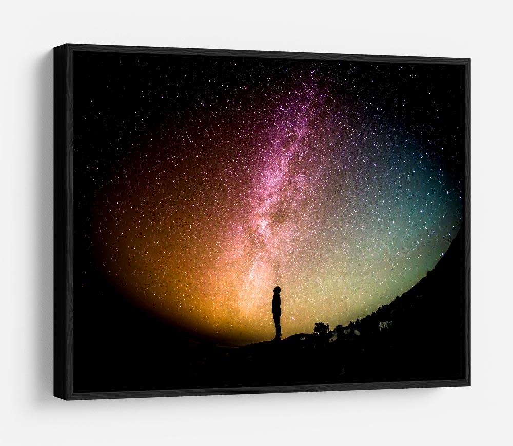 Space Man At Night HD Metal Print - Canvas Art Rocks - 6
