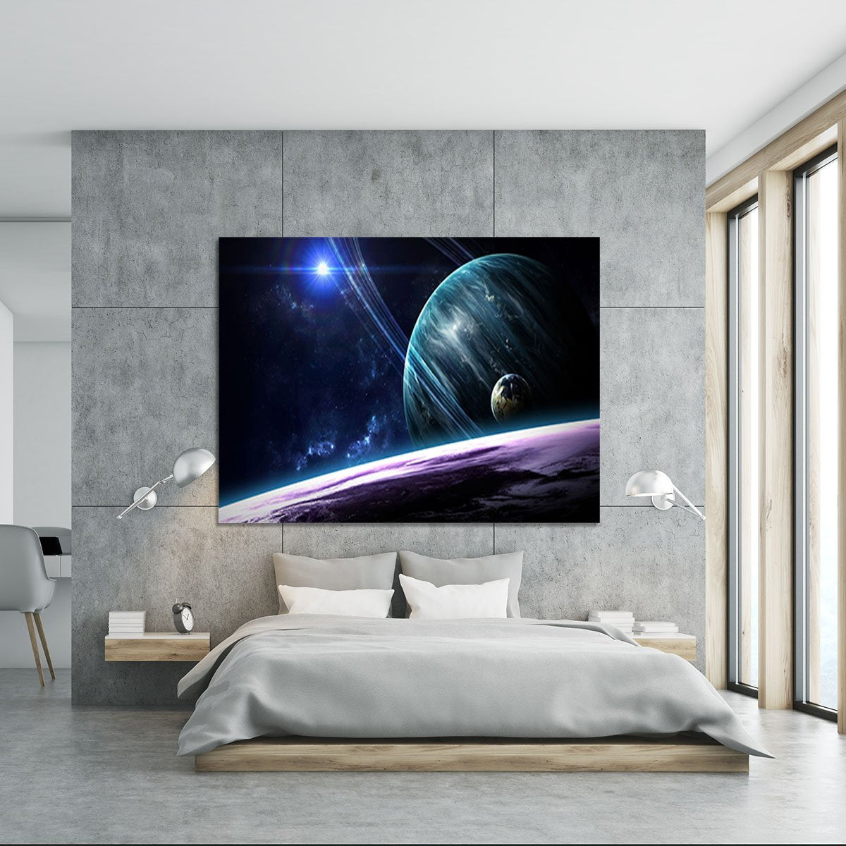 Space Planets Canvas Print or Poster