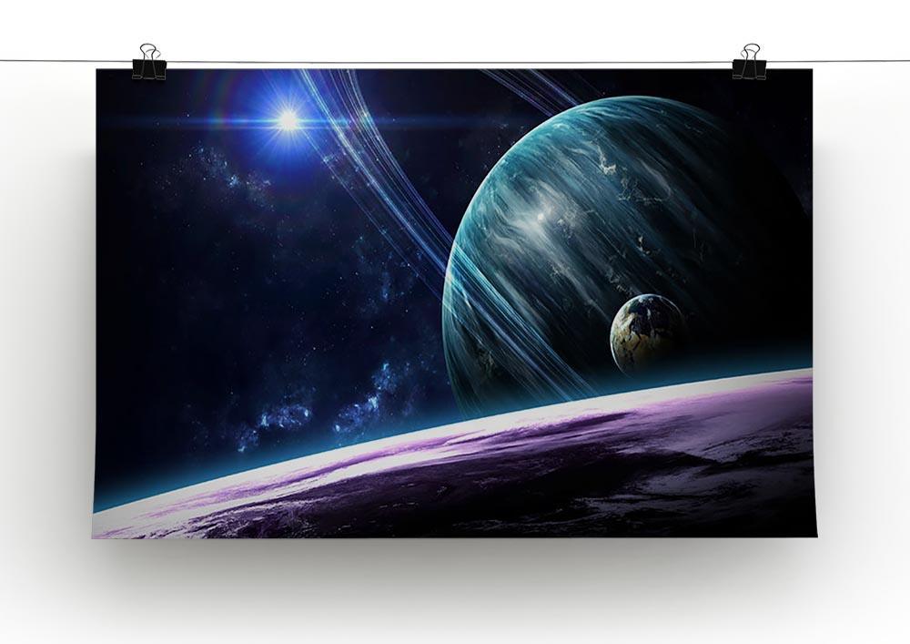 Space Planets Canvas Print or Poster - Canvas Art Rocks - 2