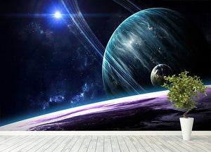 Space Planets Wall Mural Wallpaper - Canvas Art Rocks - 4