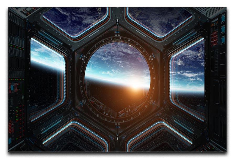 Space Ship Window Canvas Print or Poster  - Canvas Art Rocks - 1
