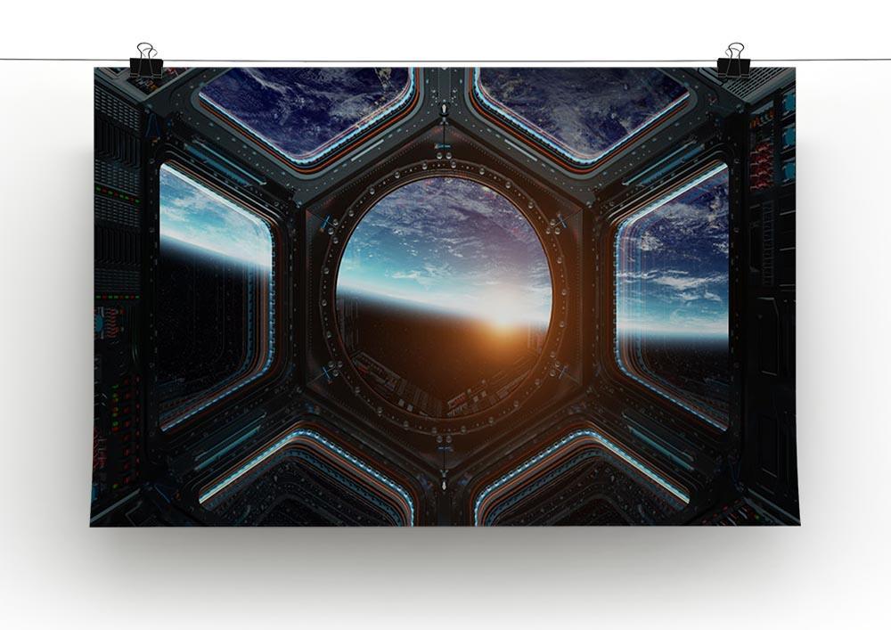 Space Ship Window Canvas Print or Poster - Canvas Art Rocks - 2