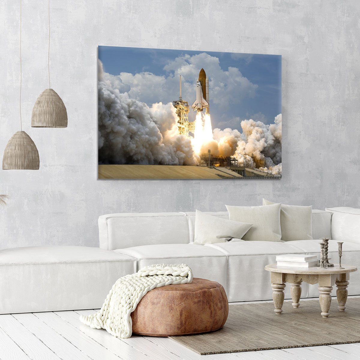 Space Shuttle Launch Canvas Print or Poster