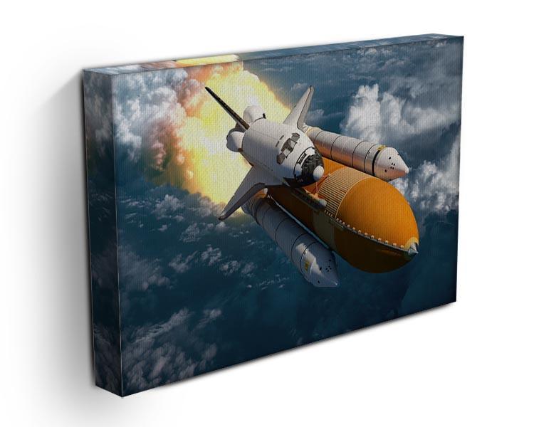 Space Shuttle Lift Off Canvas Print or Poster - Canvas Art Rocks - 3