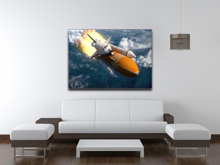 Space Shuttle Lift Off Canvas Print or Poster - Canvas Art Rocks - 4