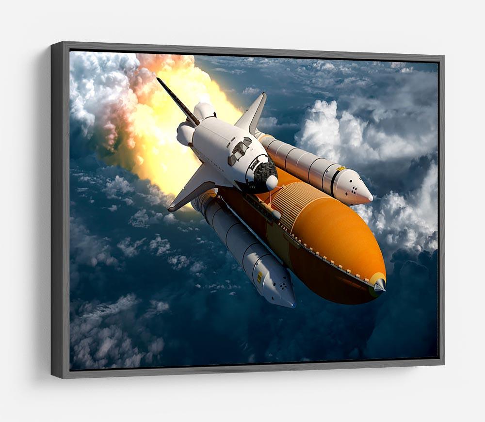 Space Shuttle Lift Off HD Metal Print