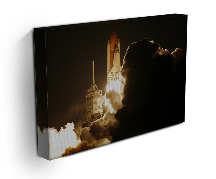 Space Shuttle Take Off Print - Canvas Art Rocks - 3