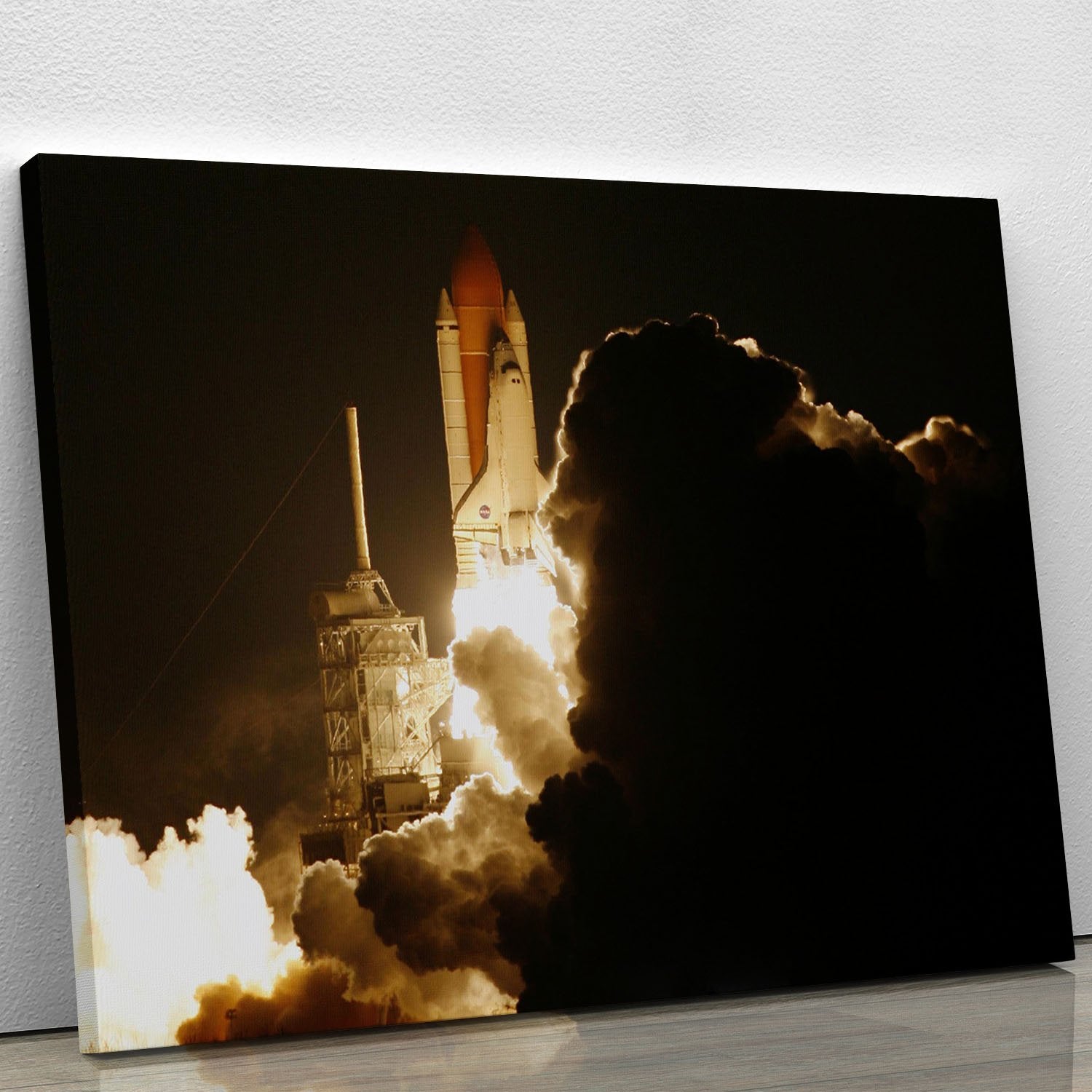 Space Shuttle Take Off Canvas Print or Poster