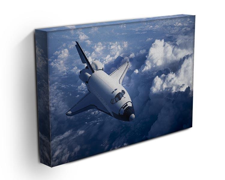 Space Shuttle in the Clouds Canvas Print or Poster - Canvas Art Rocks - 3