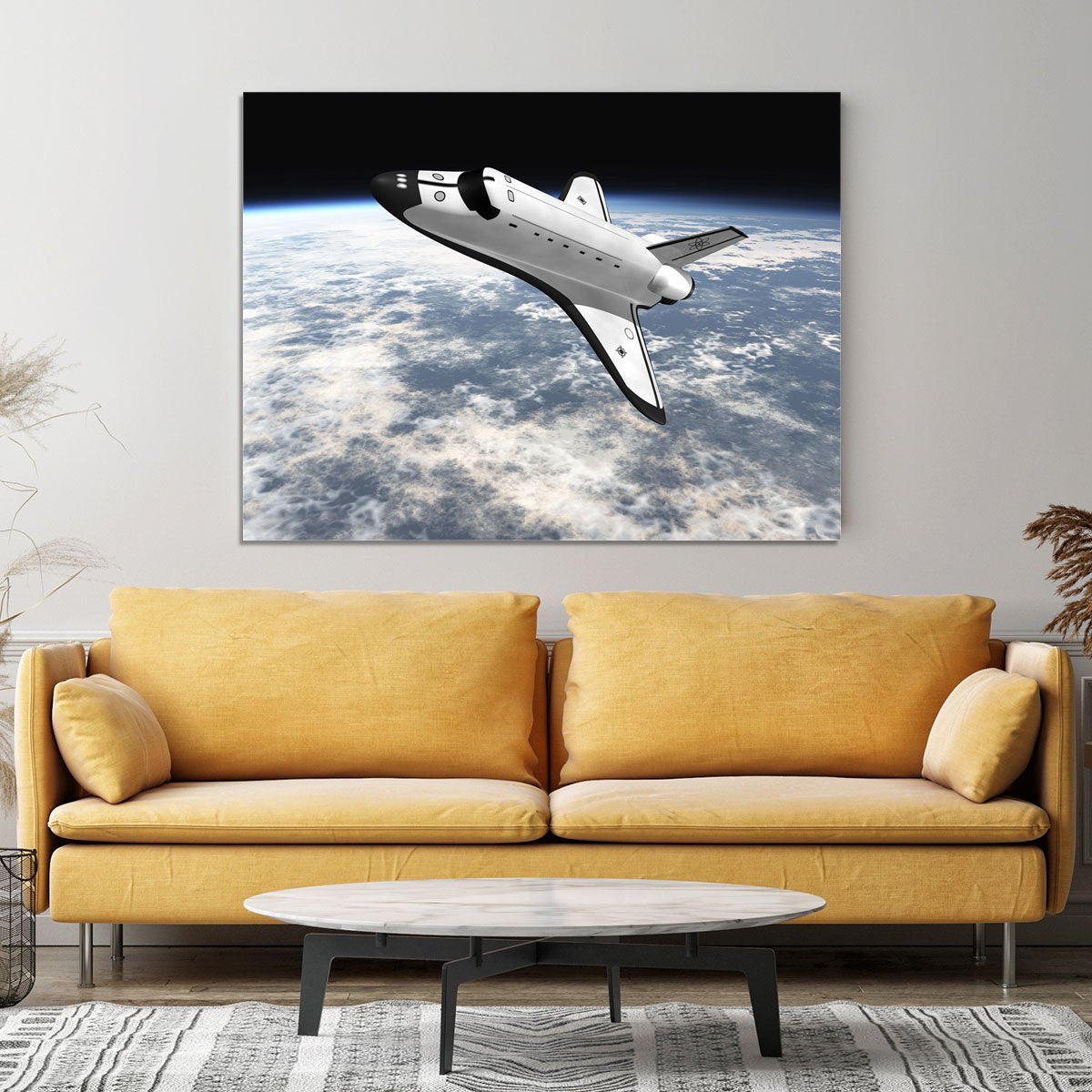 Space Shuttle leaving earth Canvas Print or Poster