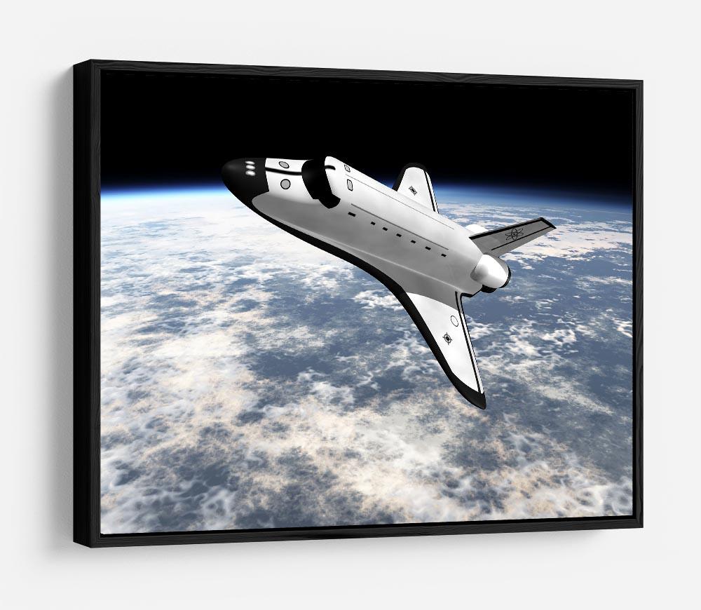 Space Shuttle leaving earth HD Metal Print
