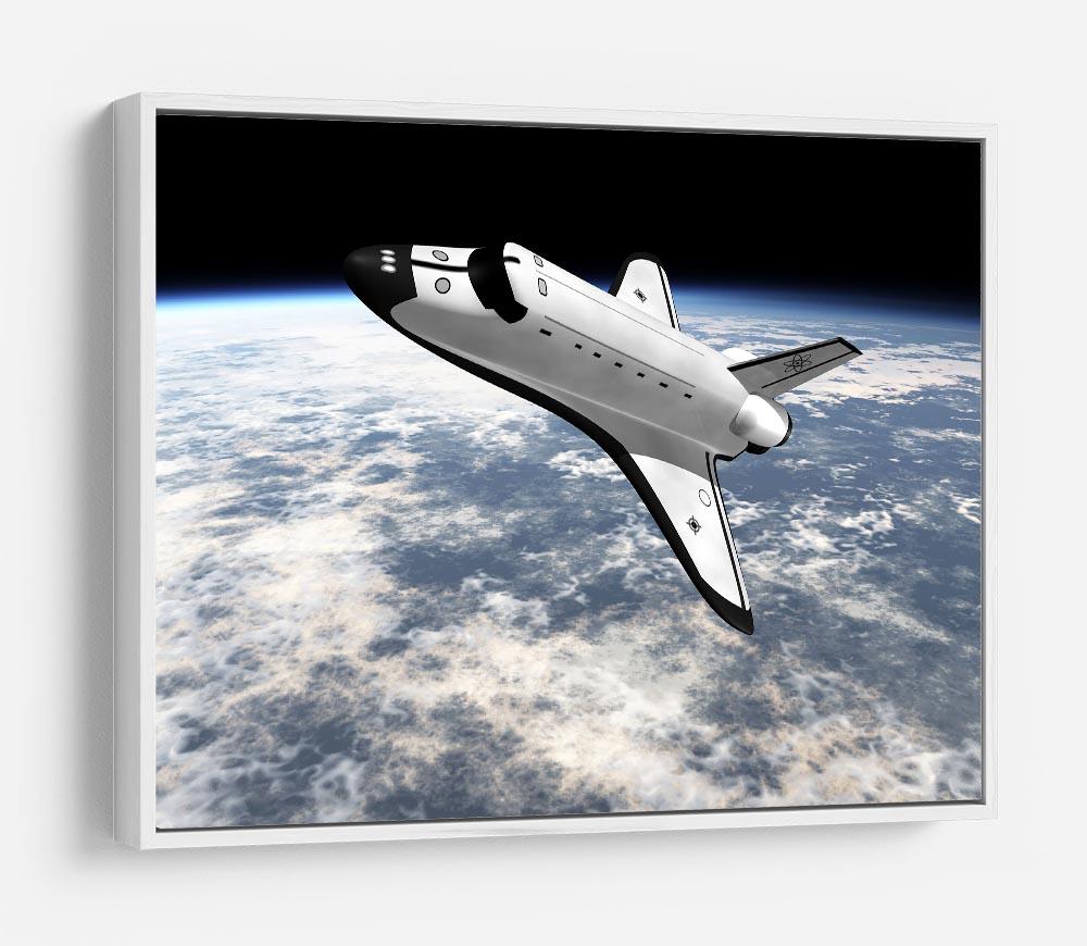 Space Shuttle leaving earth HD Metal Print