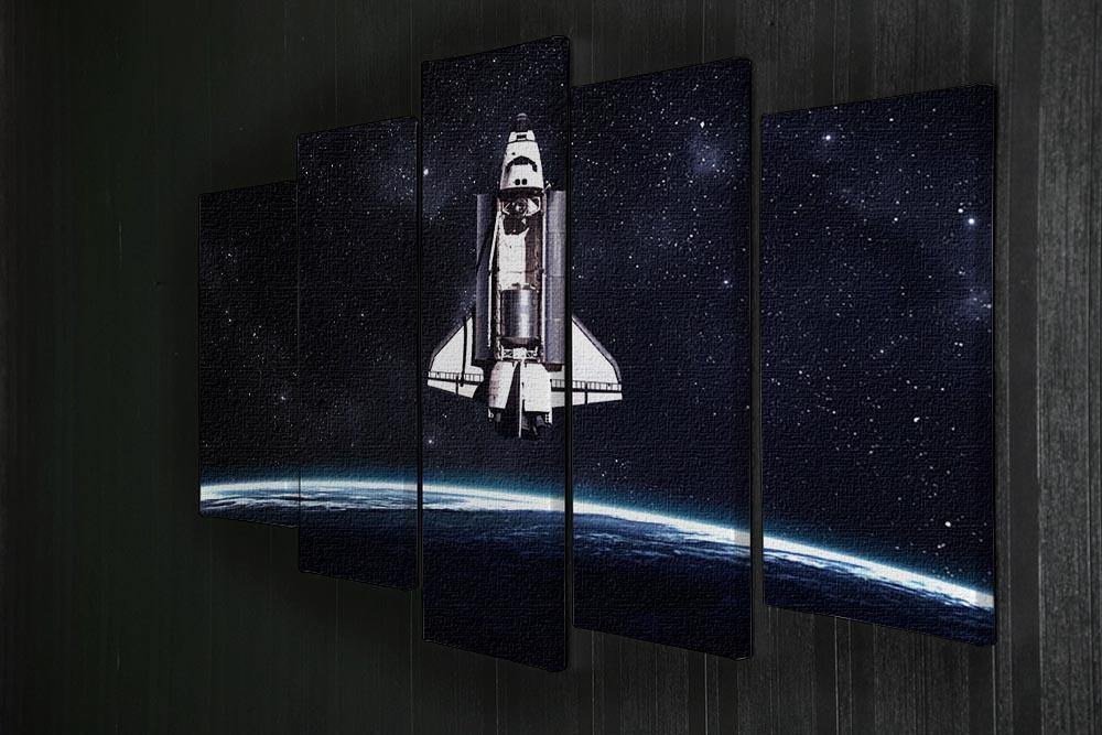 Space Shuttle on a mission 5 Split Panel Canvas - Canvas Art Rocks - 2