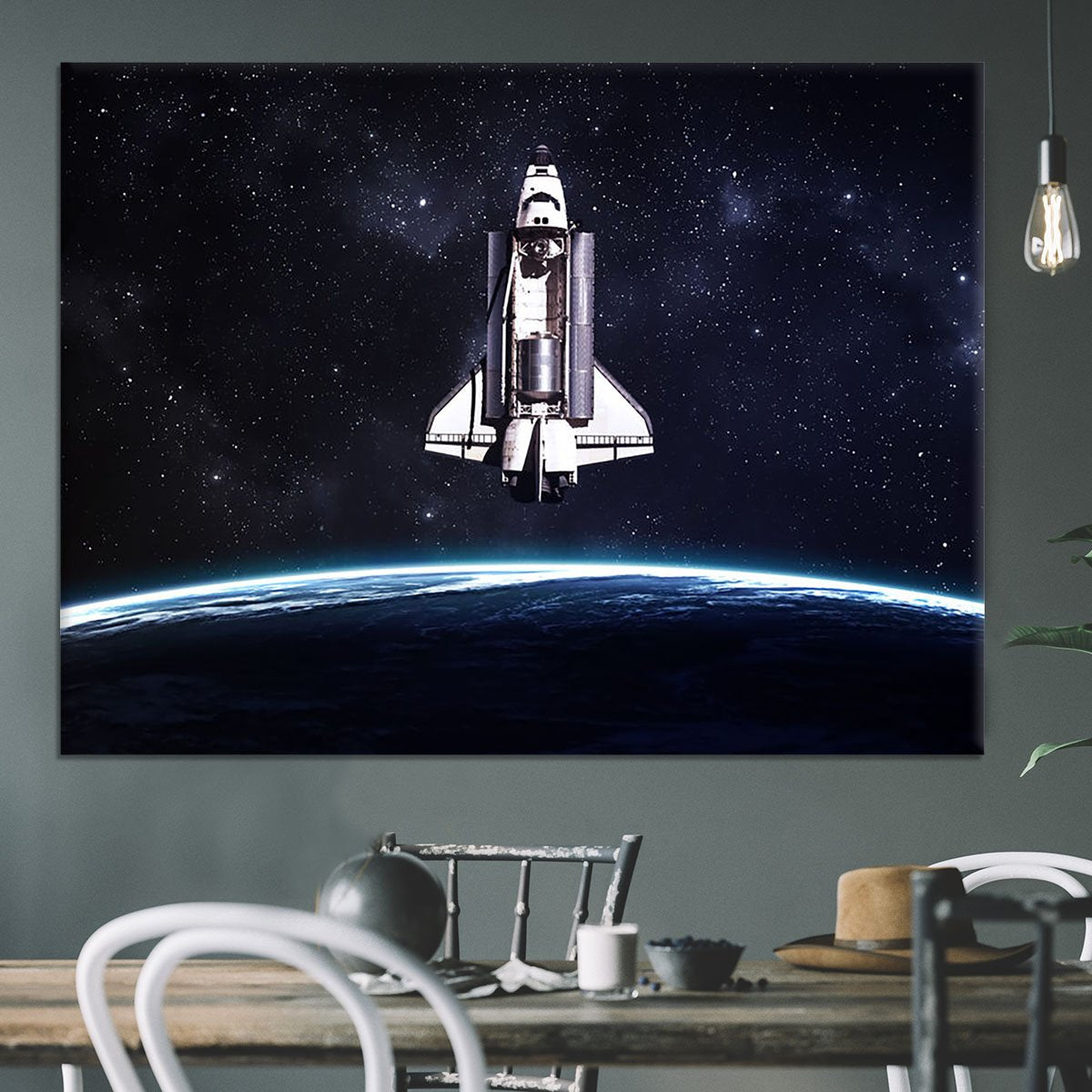 Space Shuttle on a mission Canvas Print or Poster