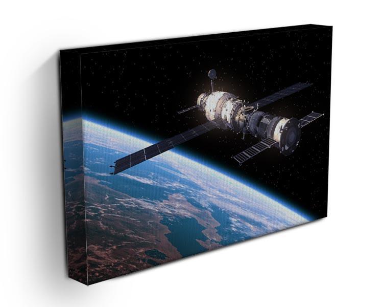 Space Station In Space Canvas Print or Poster - Canvas Art Rocks - 3