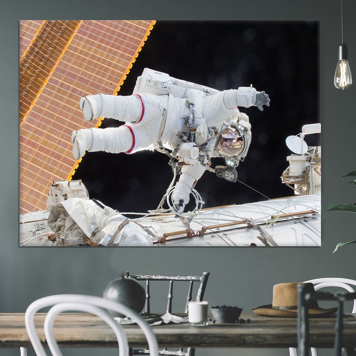 Space Walk Canvas Print or Poster