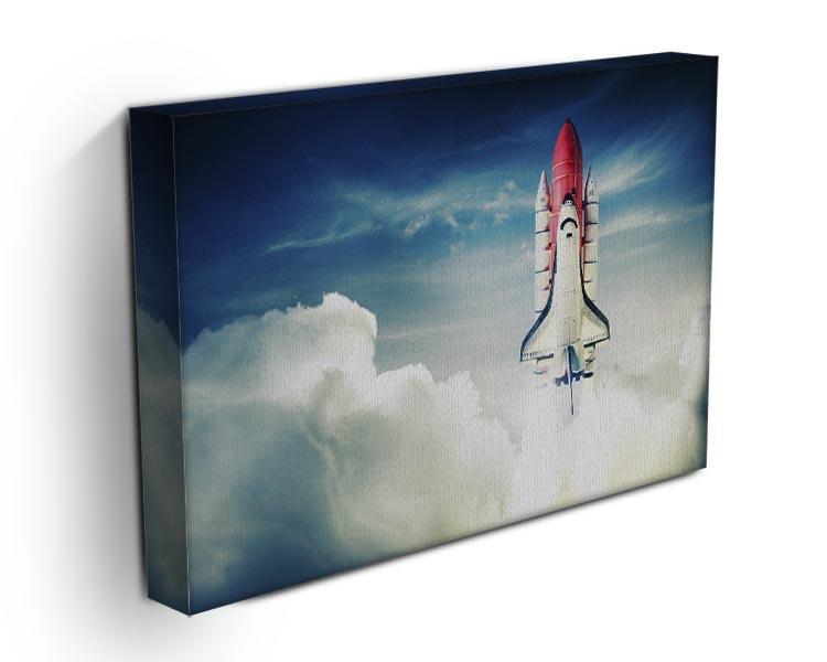 Space shuttle taking off on a mission Canvas Print or Poster - Canvas Art Rocks - 3