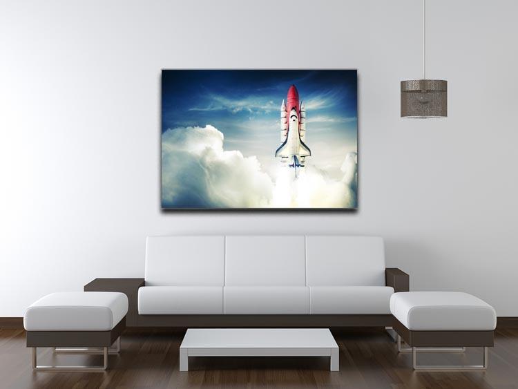 Space shuttle taking off on a mission Canvas Print or Poster - Canvas Art Rocks - 4