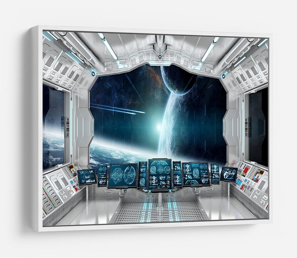 Spaceship Control Center HD Metal Print