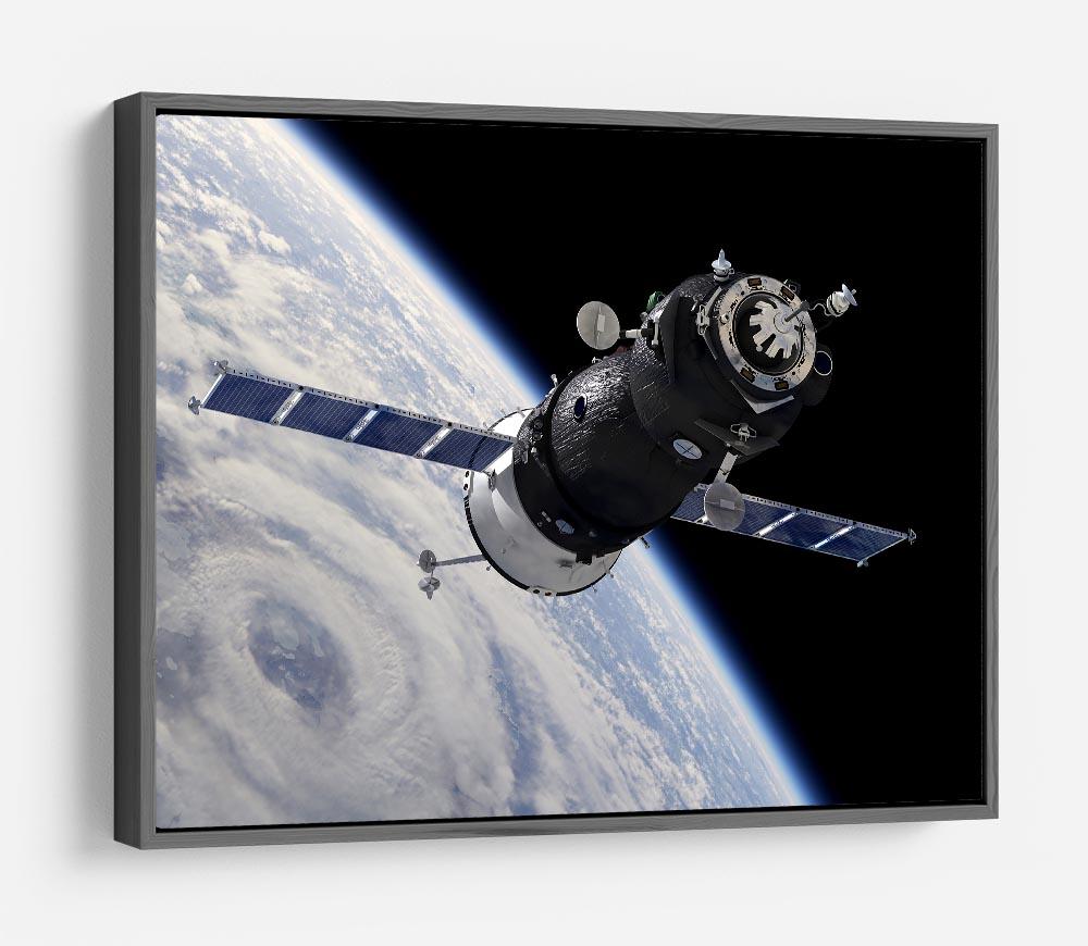 Spaceship Soyuz TMA at the Earth orbit HD Metal Print