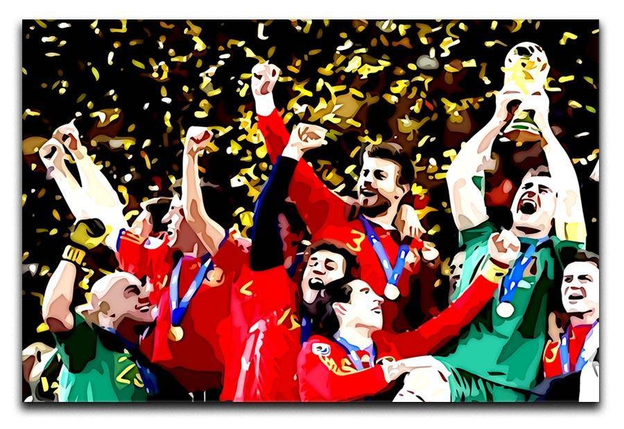 Spain World Cup Winners Canvas Print or Poster  - Canvas Art Rocks - 1
