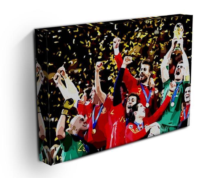 Spain World Cup Winners Canvas Print or Poster - Canvas Art Rocks - 3