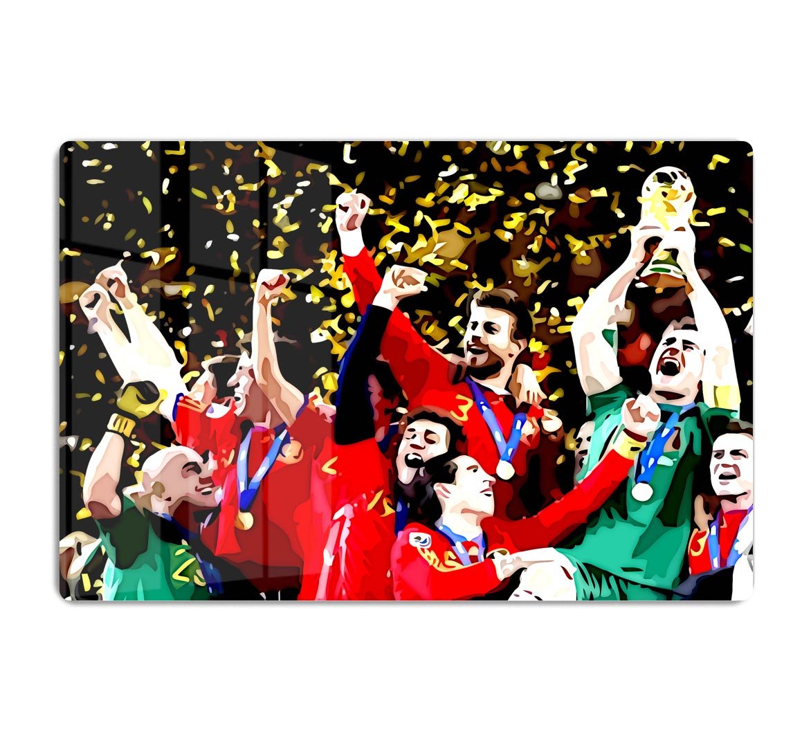 Spain World Cup Winners HD Metal Print