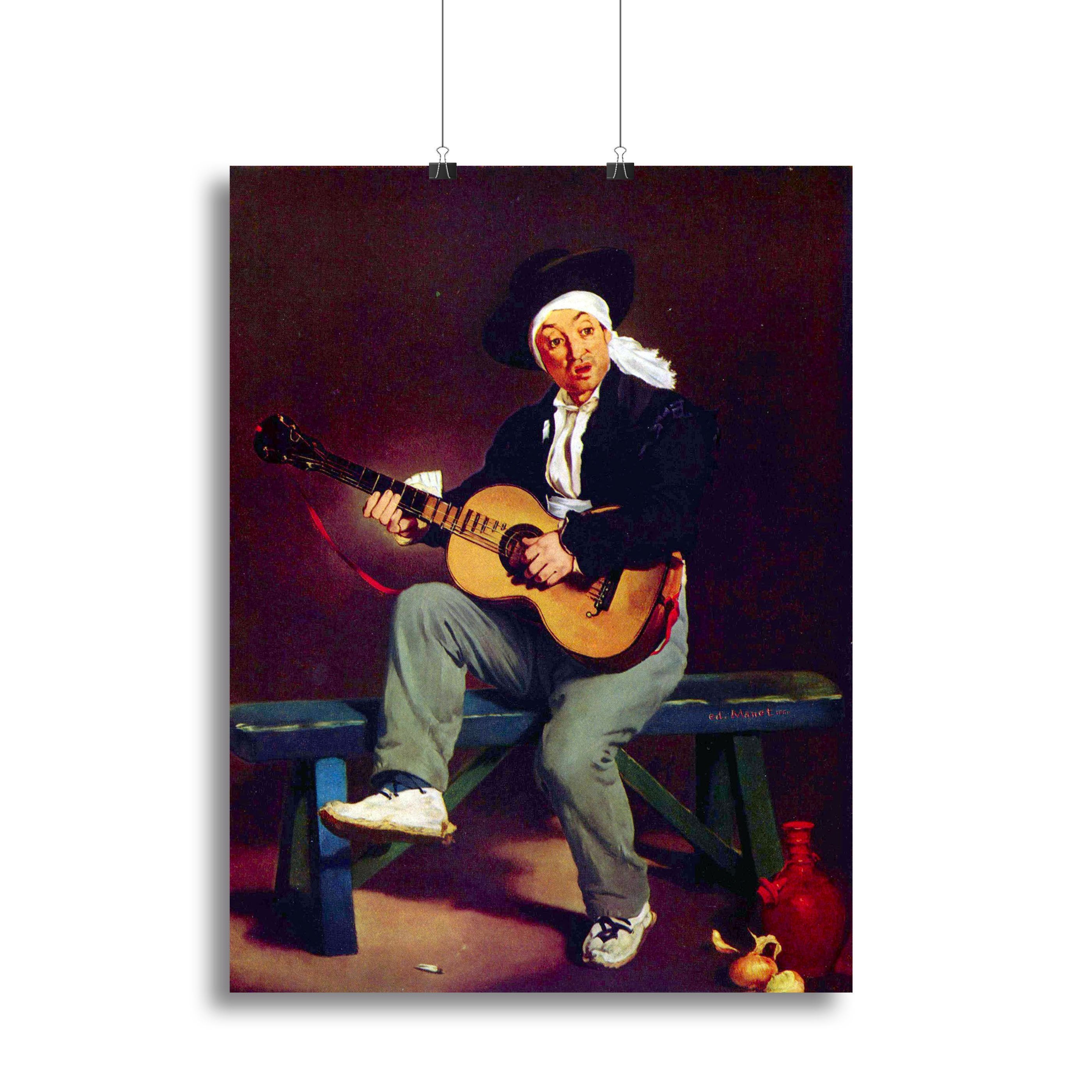 Spanish singer by Manet Canvas Print or Poster