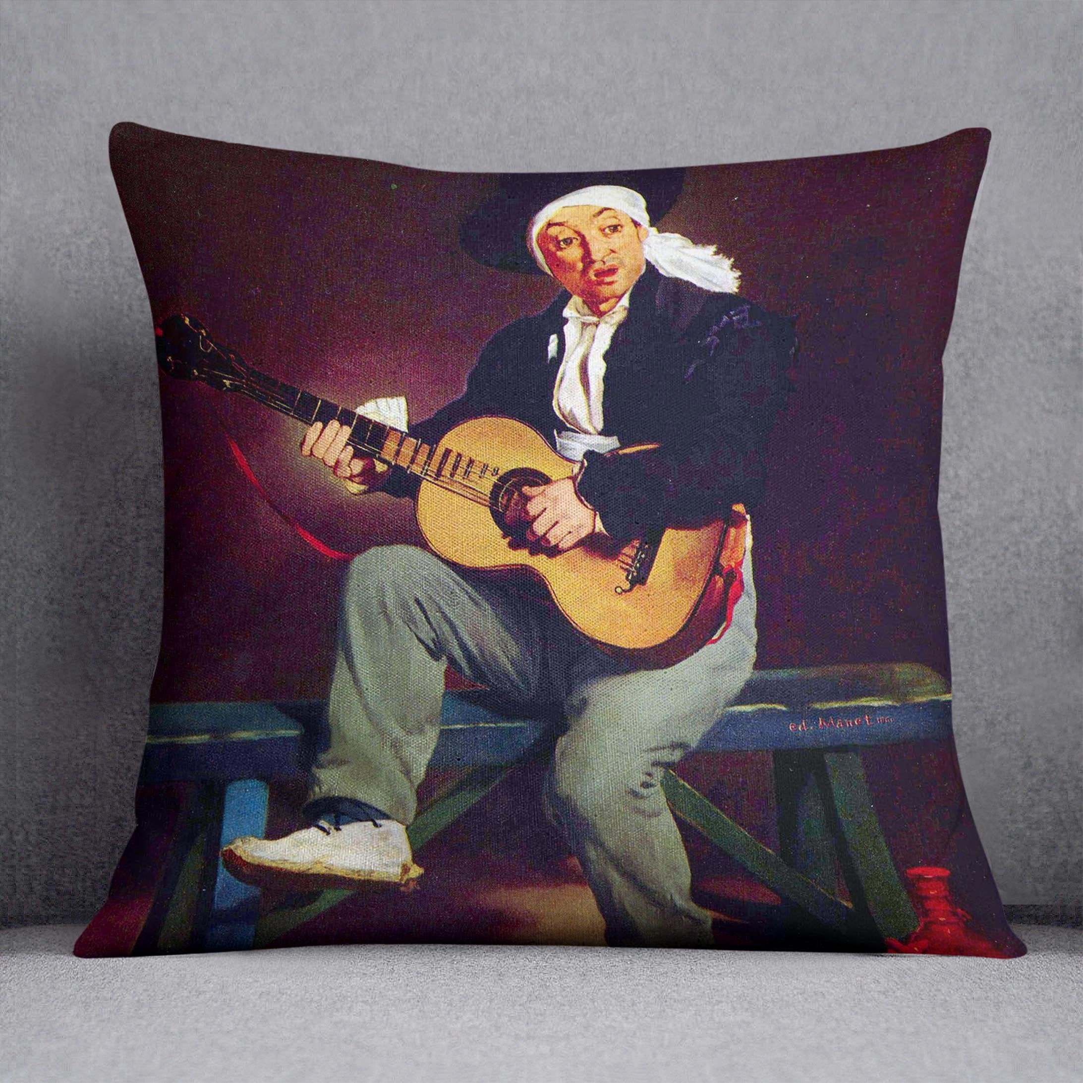 Spanish singer by Manet Throw Pillow