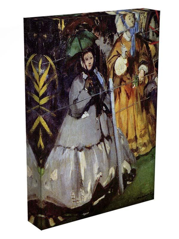 Spectators at the races by Manet Canvas Print or Poster - Canvas Art Rocks - 3