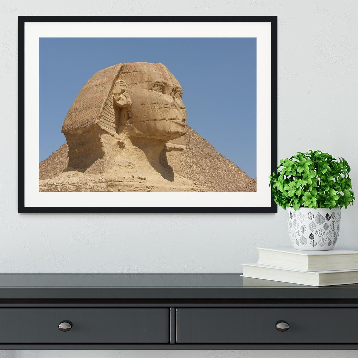 Sphinx Framed Print - Canvas Art Rocks - 1