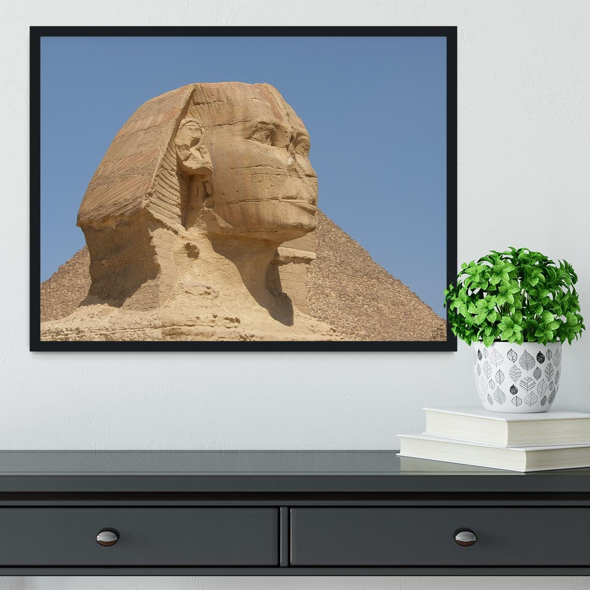 Sphinx Framed Print - Canvas Art Rocks - 2