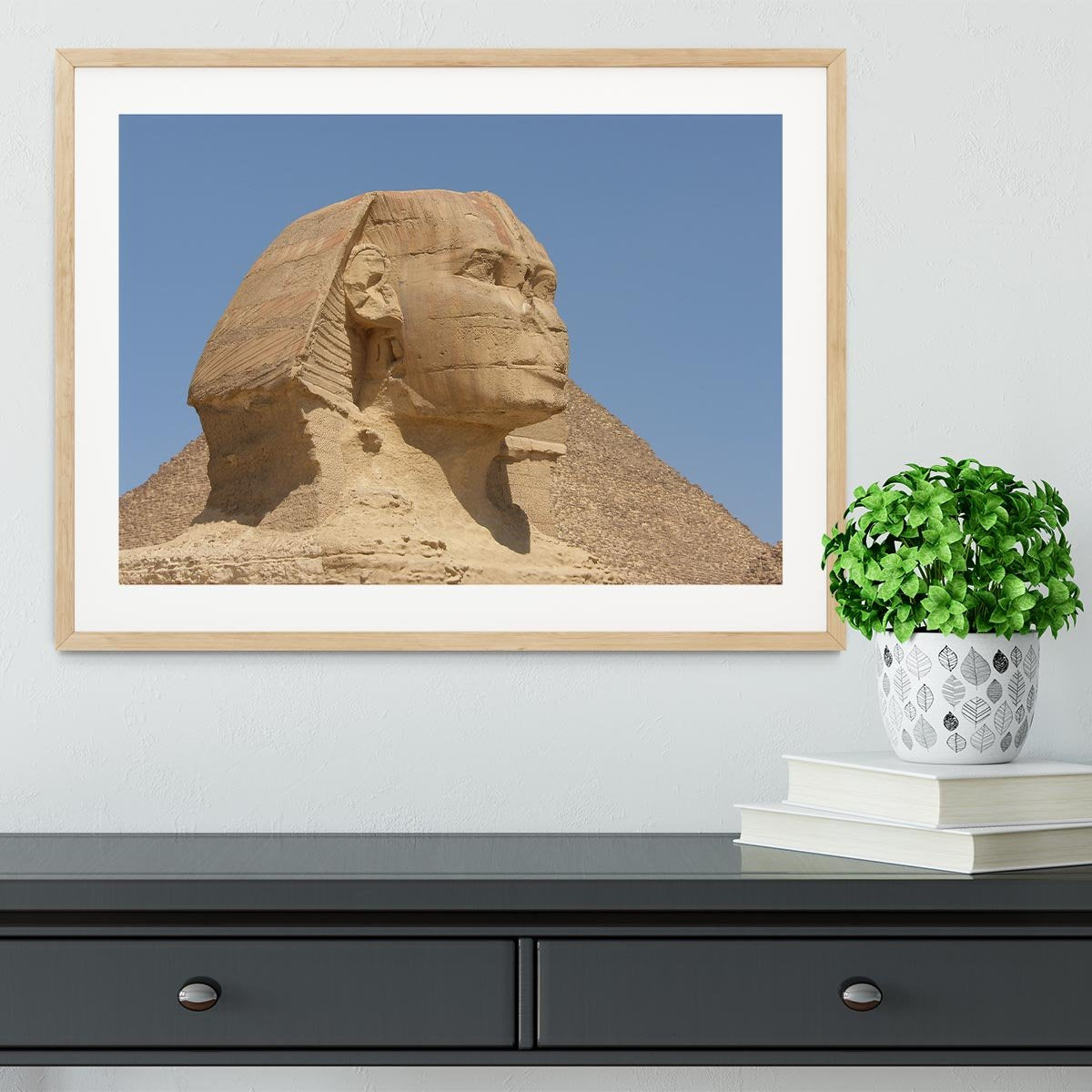 Sphinx Framed Print - Canvas Art Rocks - 3
