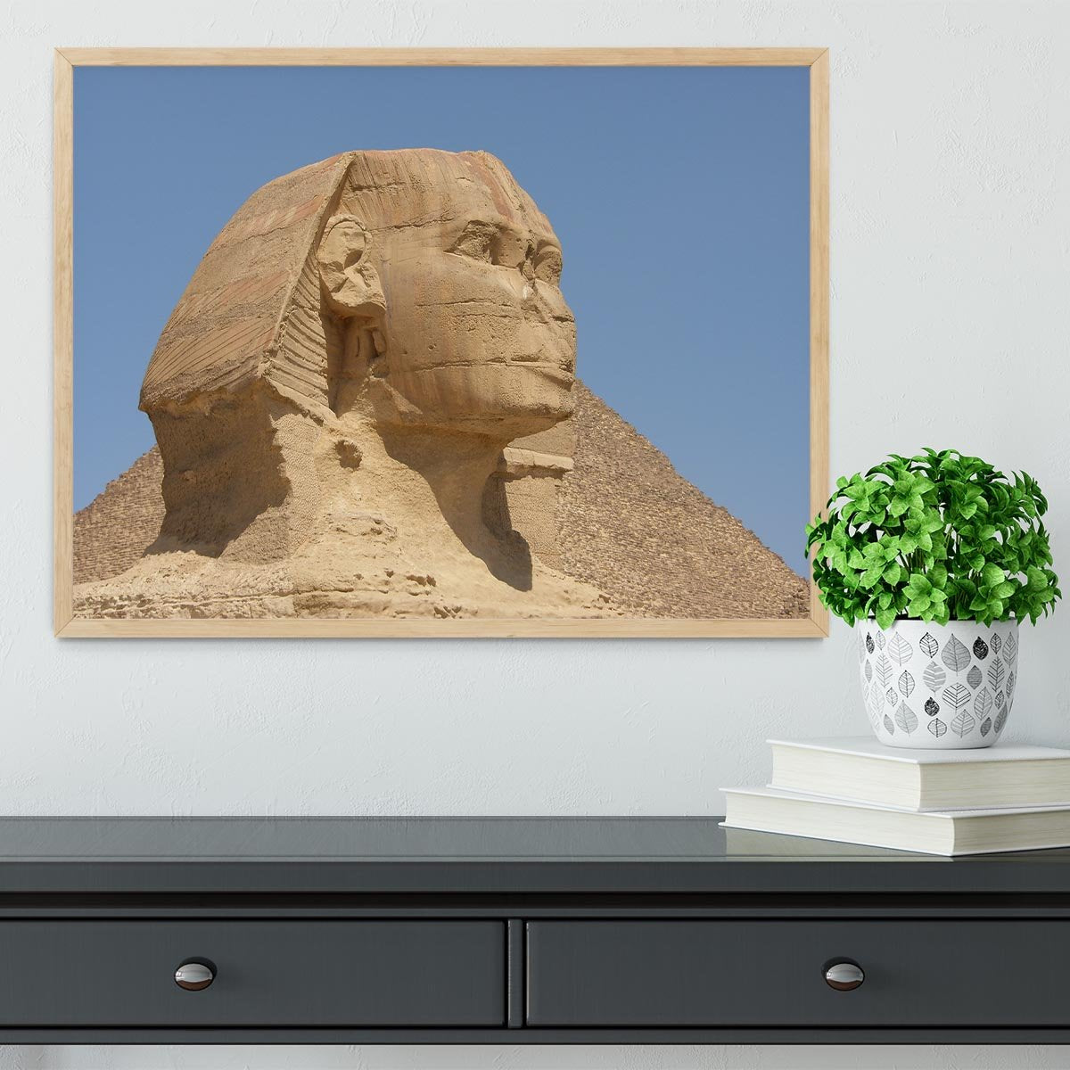 Sphinx Framed Print - Canvas Art Rocks - 4