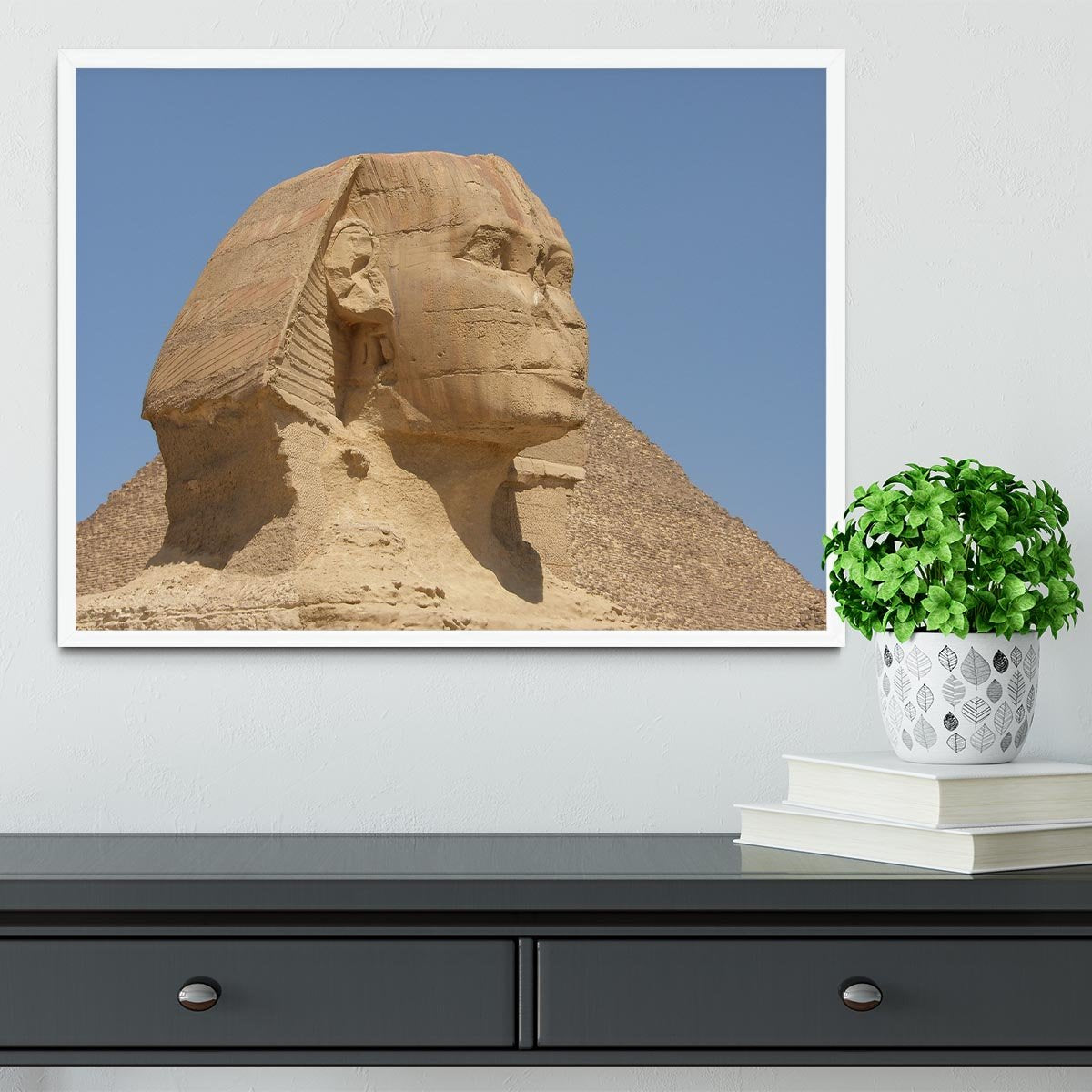 Sphinx Framed Print - Canvas Art Rocks -6