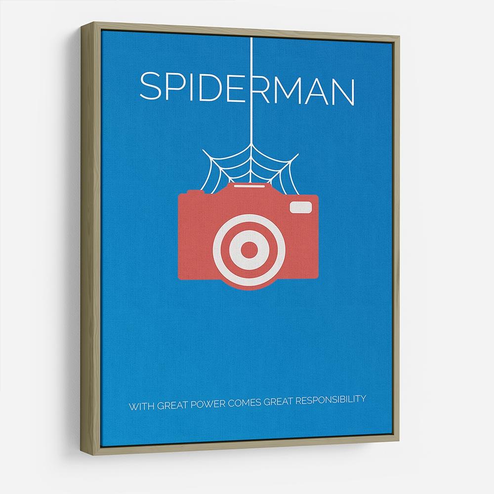 Spiderman Minimal Movie HD Metal Print