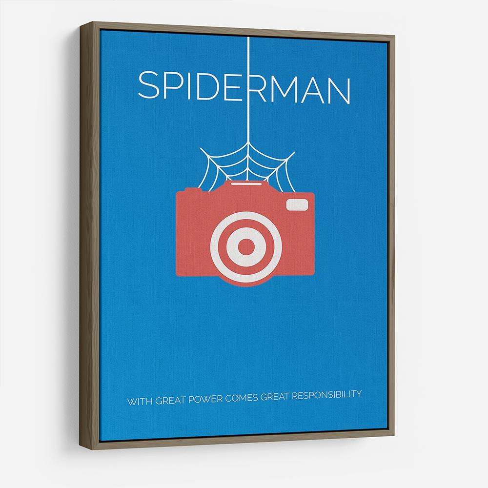 Spiderman Minimal Movie HD Metal Print