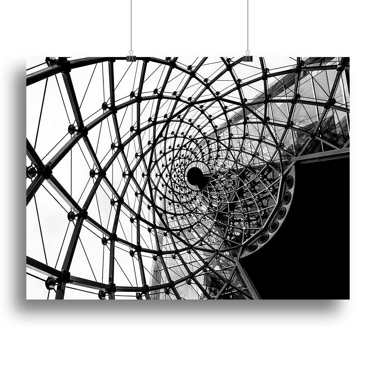 Spiral Architecture Structure Canvas Print or Poster