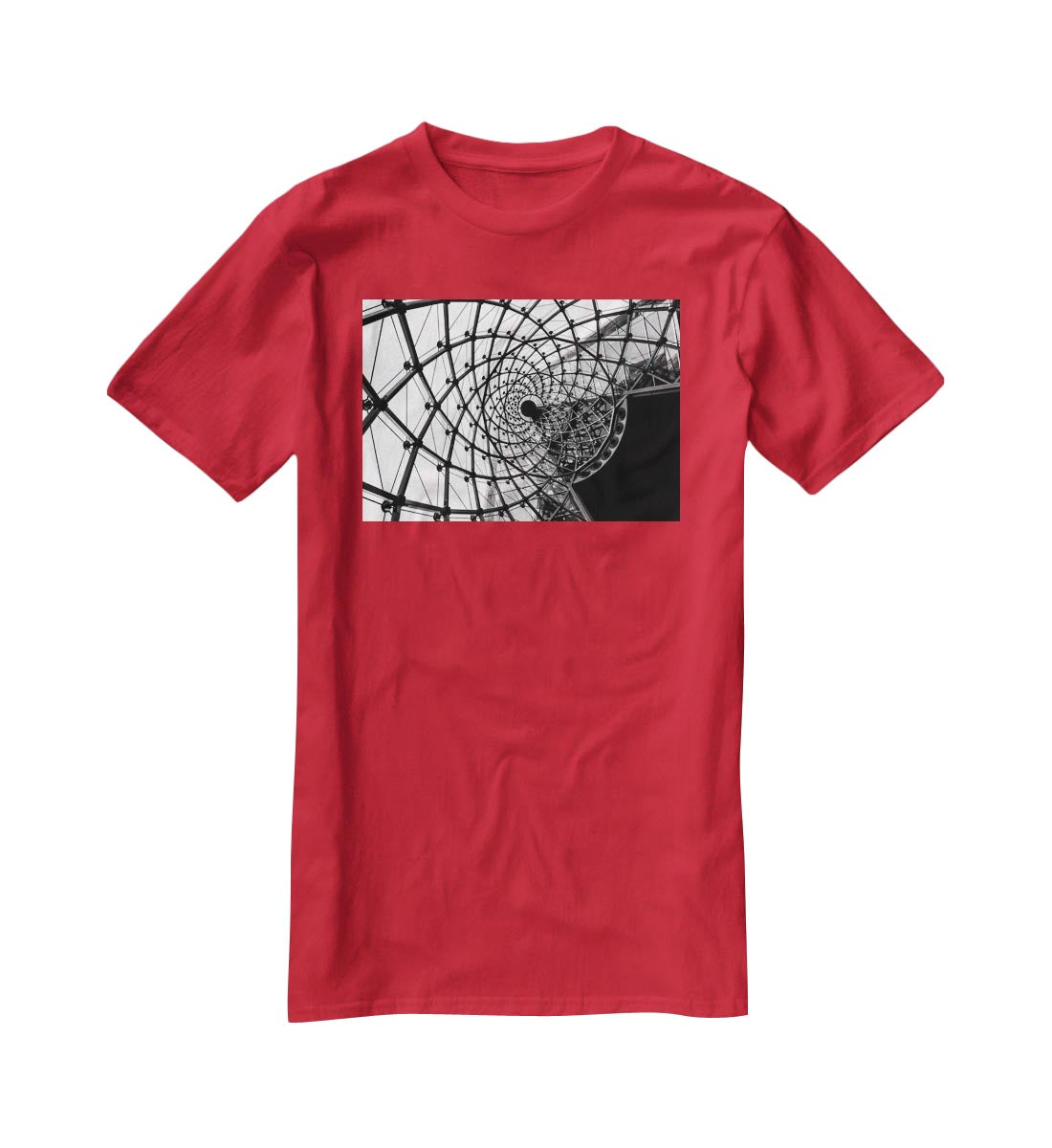 Spiral Architecture Structure T-Shirt - Canvas Art Rocks - 4