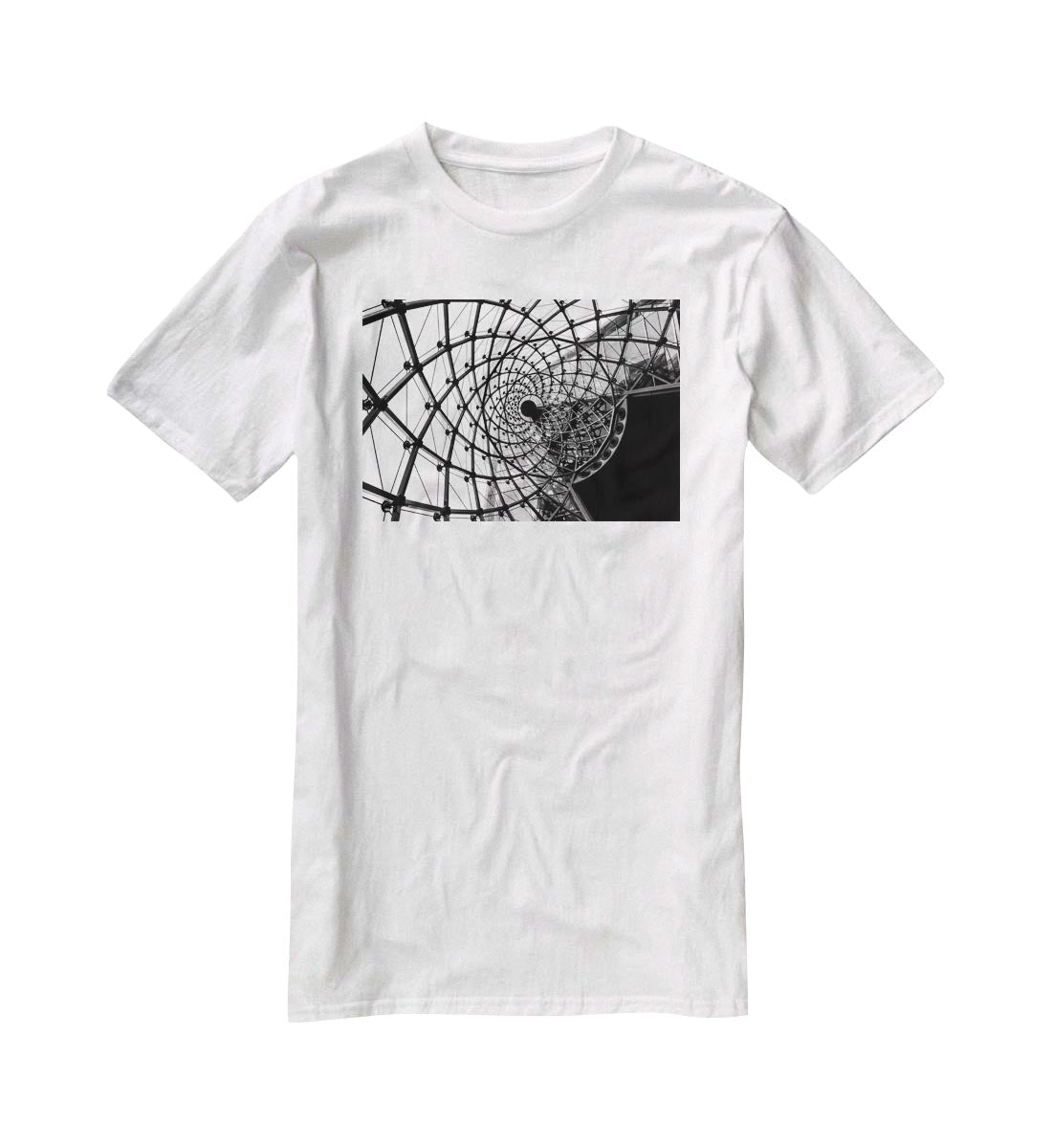 Spiral Architecture Structure T-Shirt - Canvas Art Rocks - 5